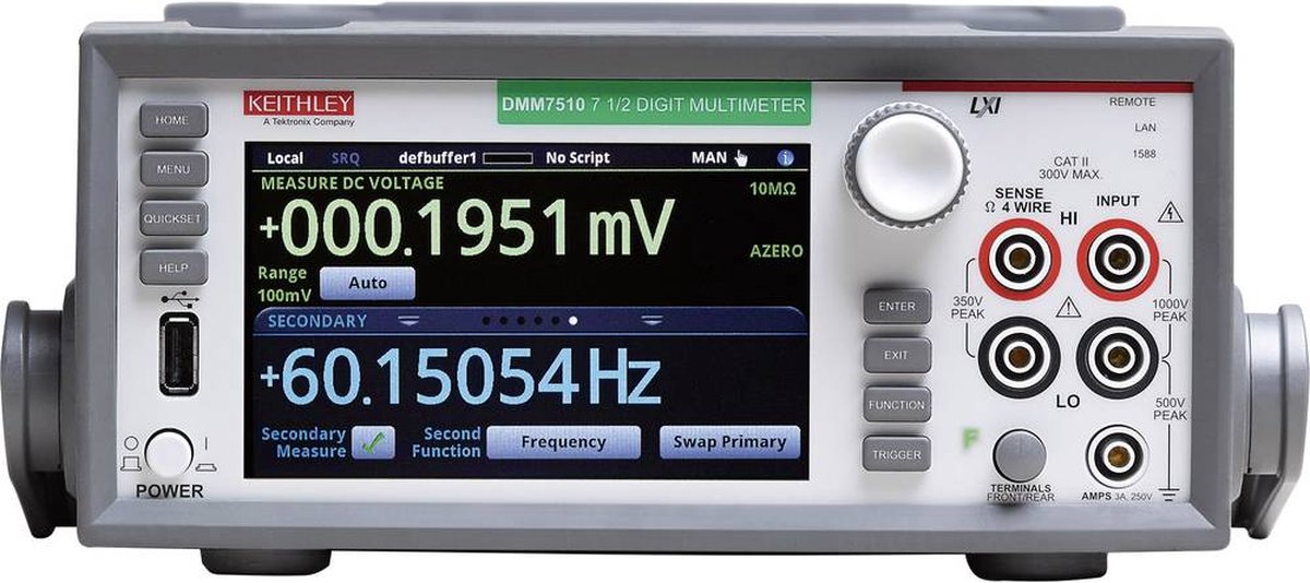 Keithley DMM7510 Bench multimeter Digitaal CAT II 300 V Weergave (counts): 10000000
