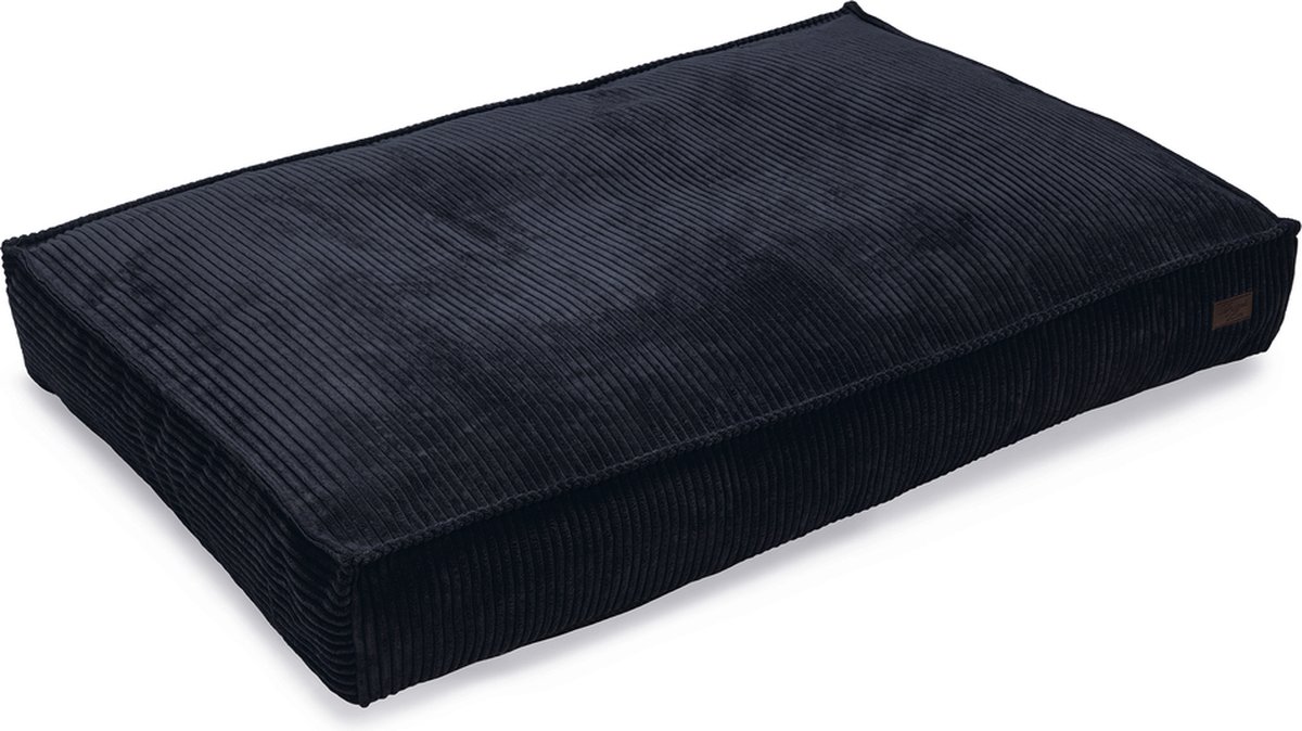 Designed by Lotte hondenkussen Ribbed Antraciet 120 x 80 cm