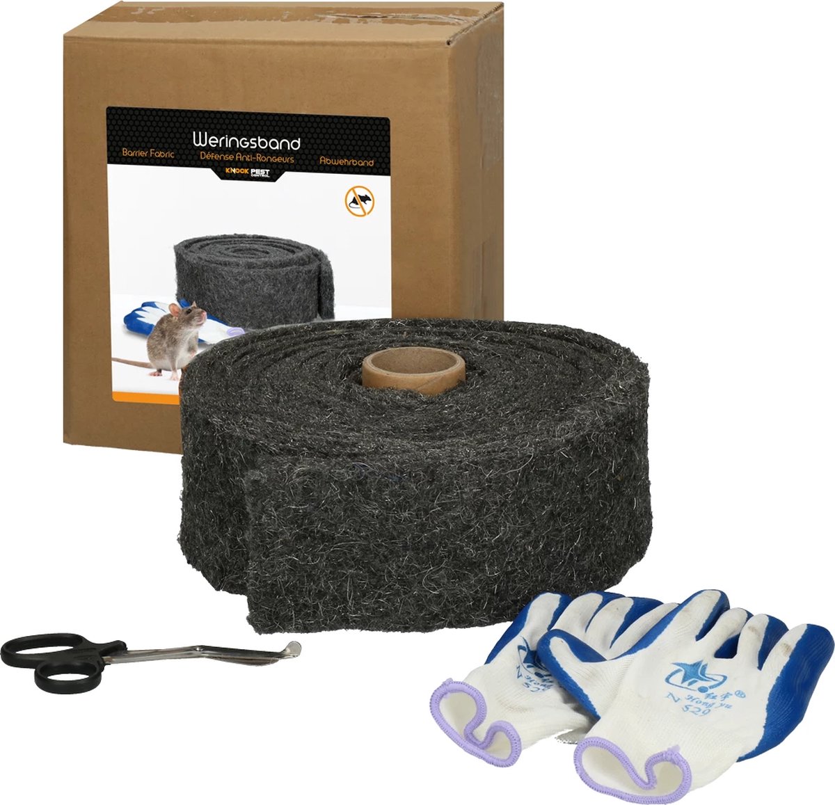 Knock Off Weringsband Rat"Muis 5 Meter