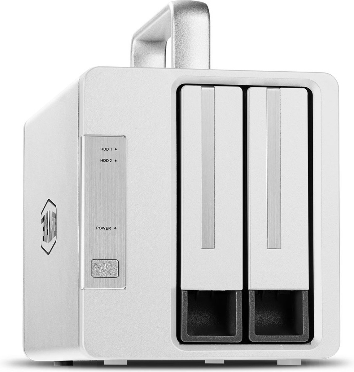 TerraMaster D2 Thunderbolt 3 disk array DAS Desktop Grijs