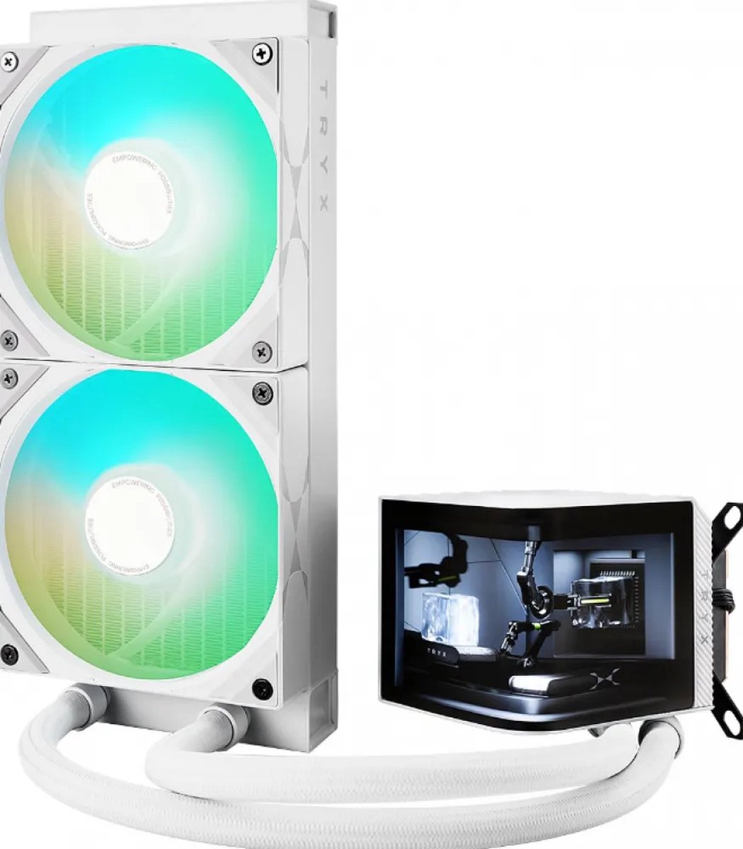 TRYX PANORAMA AIO waterkoeling ARGB 240mm Wit