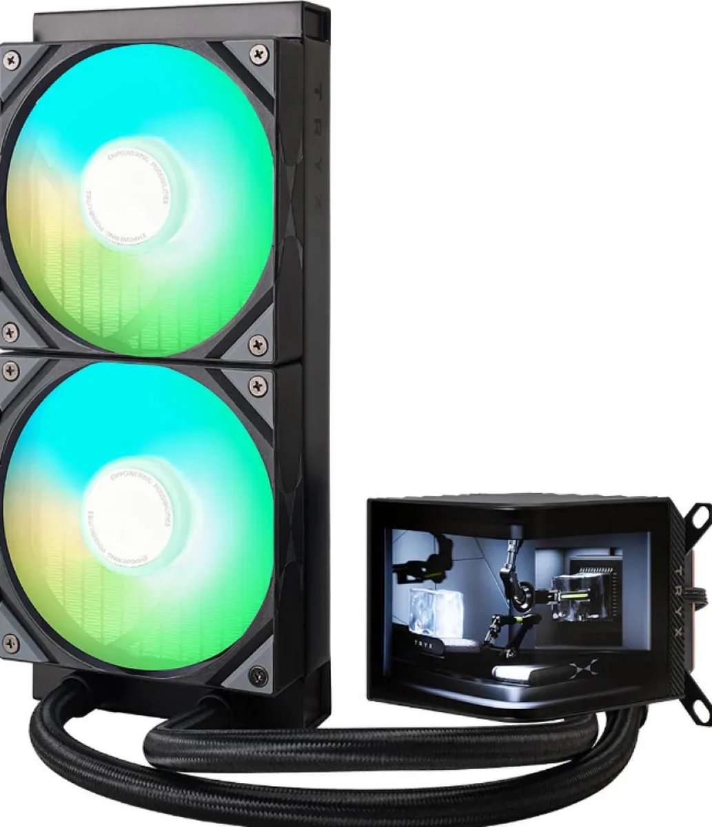 TRYX PANORAMA AIO waterkoeling ARGB 240mm Zwart