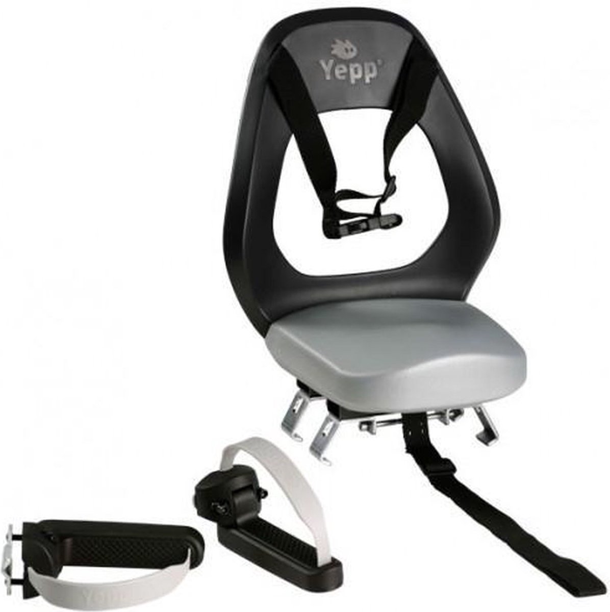 Junior Budget Zilver Dragerbevestiging Fietsstoeltje inclusief Yeppie