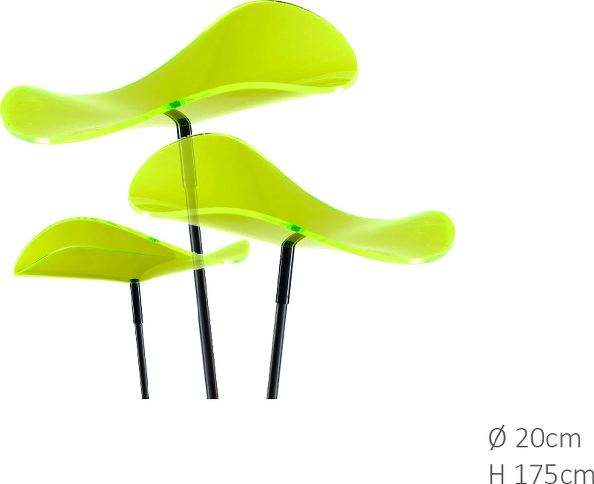 3 stuks! Zonnevangers Lucy Groen groot 175x20 cm Cazador Del Sol - Cazador del sol