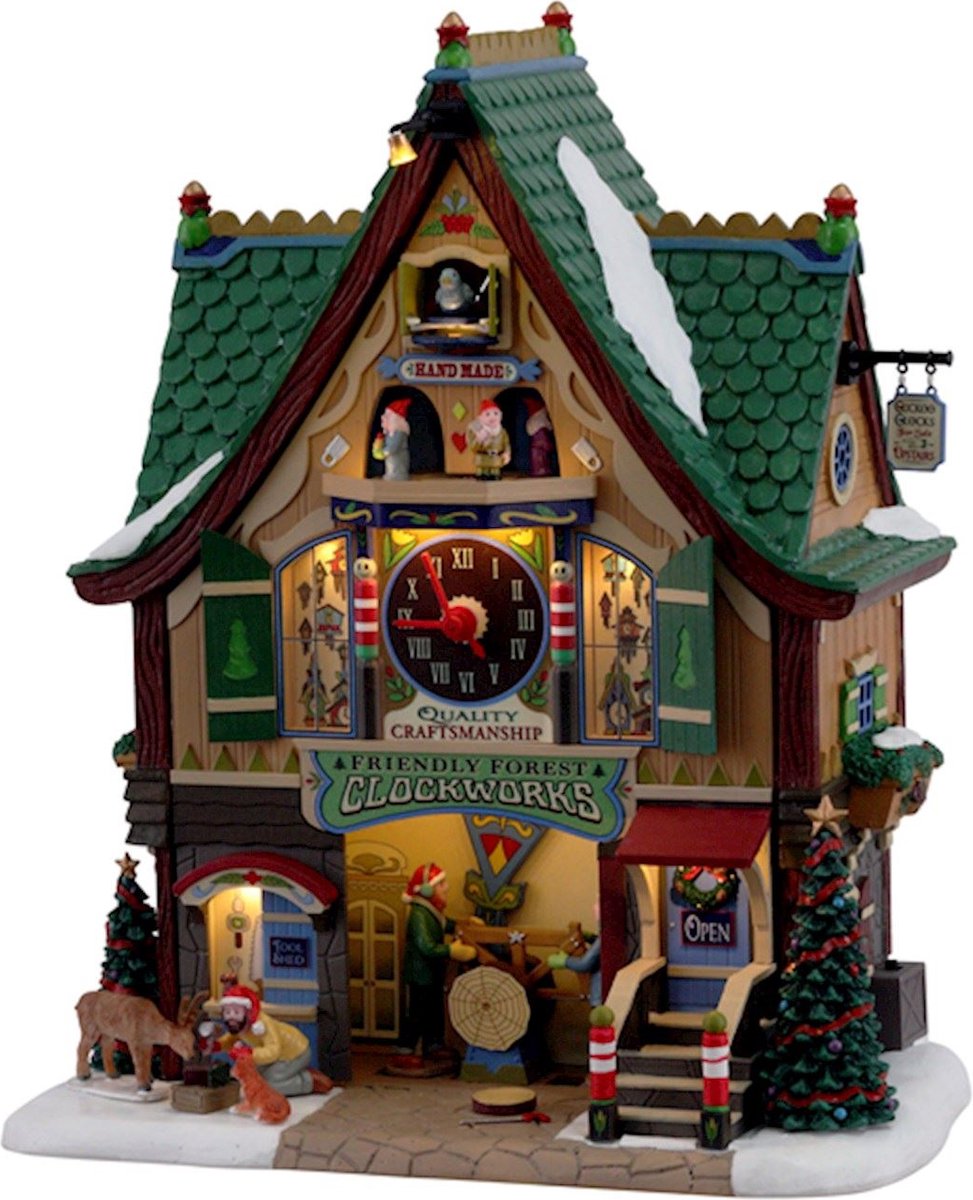 Friendly forest clockworks with 4.5v adaptor(eu) - Lemax