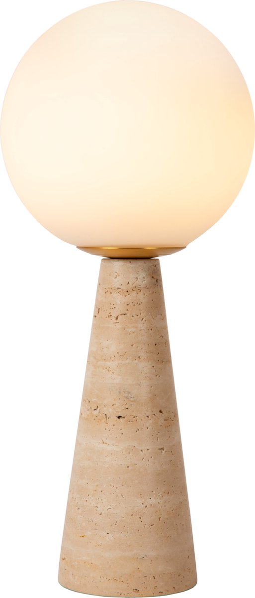 Lucide Evin - Tafellamp - Ø 20 X 45,5 Cm - Taupe