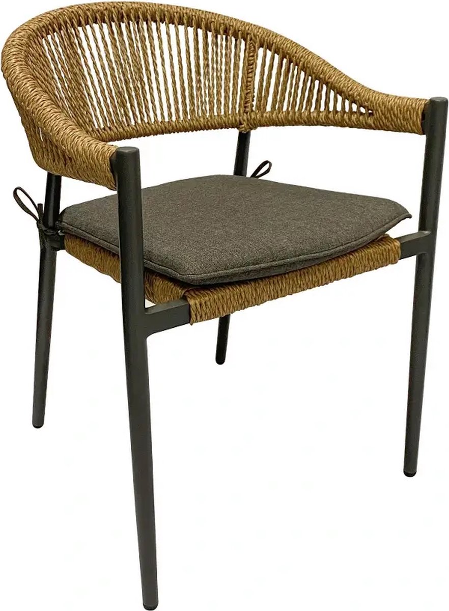 Casino Diningstoel Bamboo/Antraciet - Own