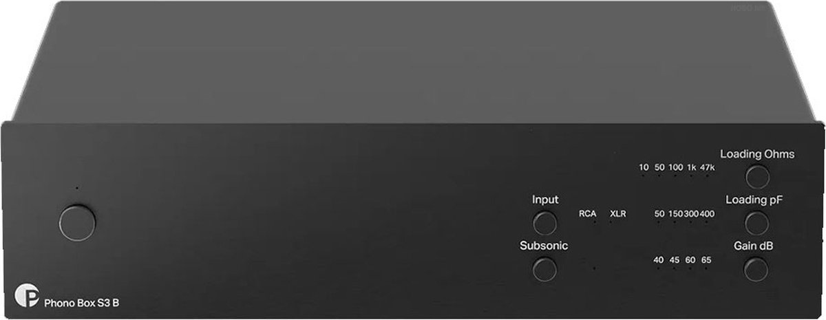 Pro-Ject Phono Box S3 B phono voorversterker zwart