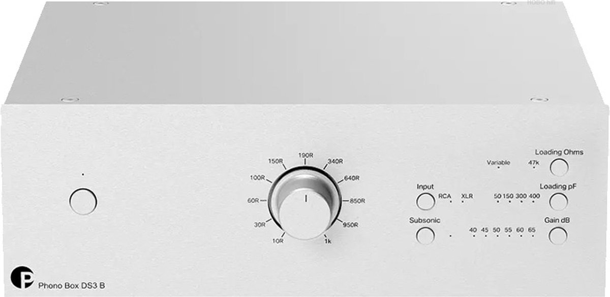 Pro-Ject Phono Box DS3 B phono voorversterker zilver