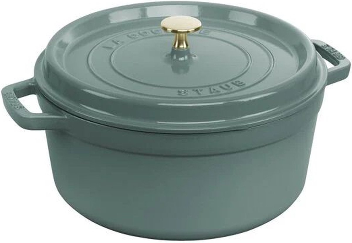 Staub - La Cocotte Braadpan 28 cm - Eucalyptus