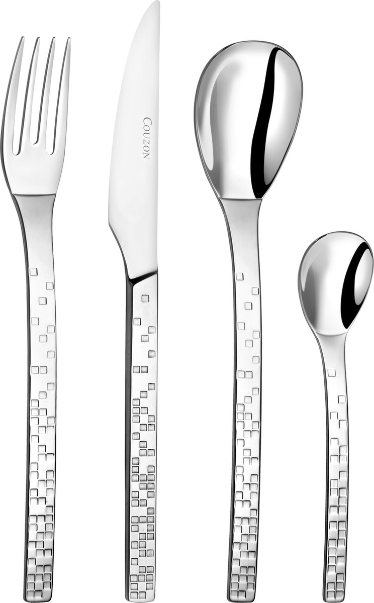 Couzon - Pix'elle 3D 74-delig Bestekset in Geschenkdoos