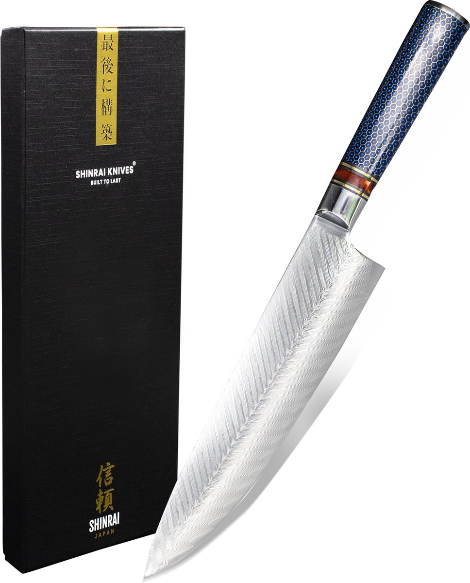 Dragonfire Micarta Jewels - Damascus Koksmes 20 cm - Special Edition