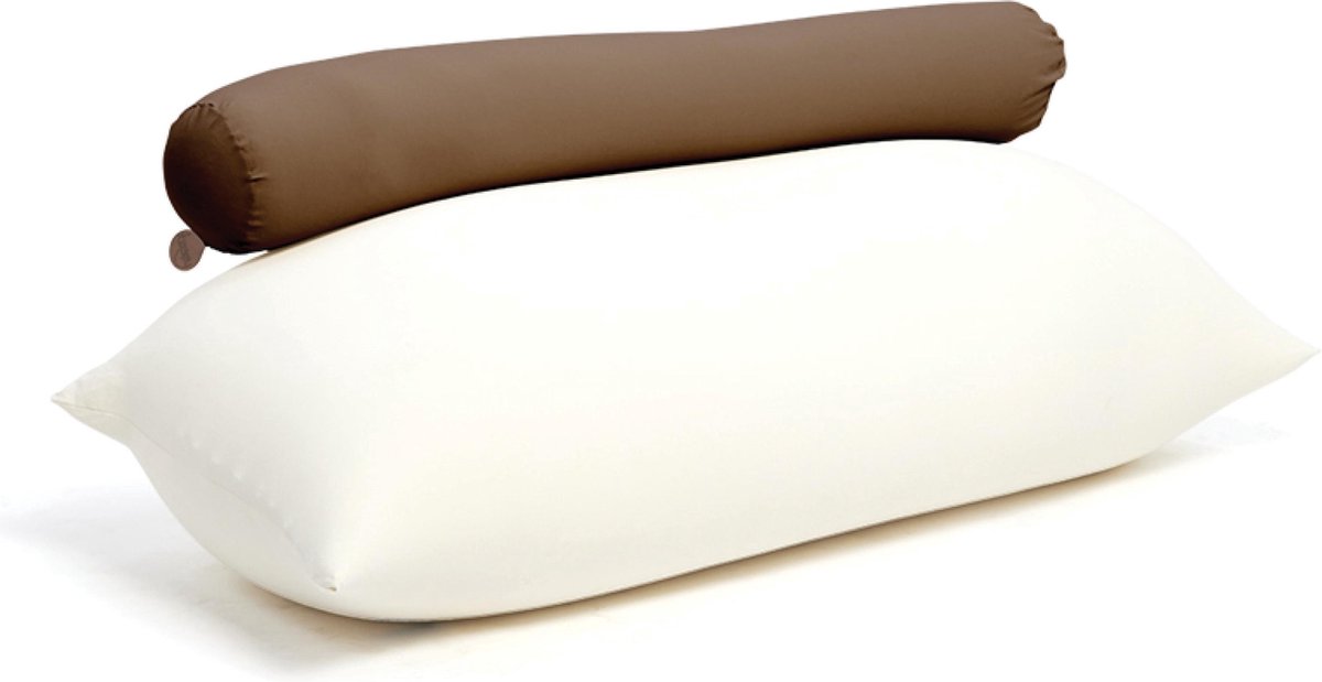 Terapy Toby rugleuning zitzak - Bruin | 160cm x 25cm x 25cm