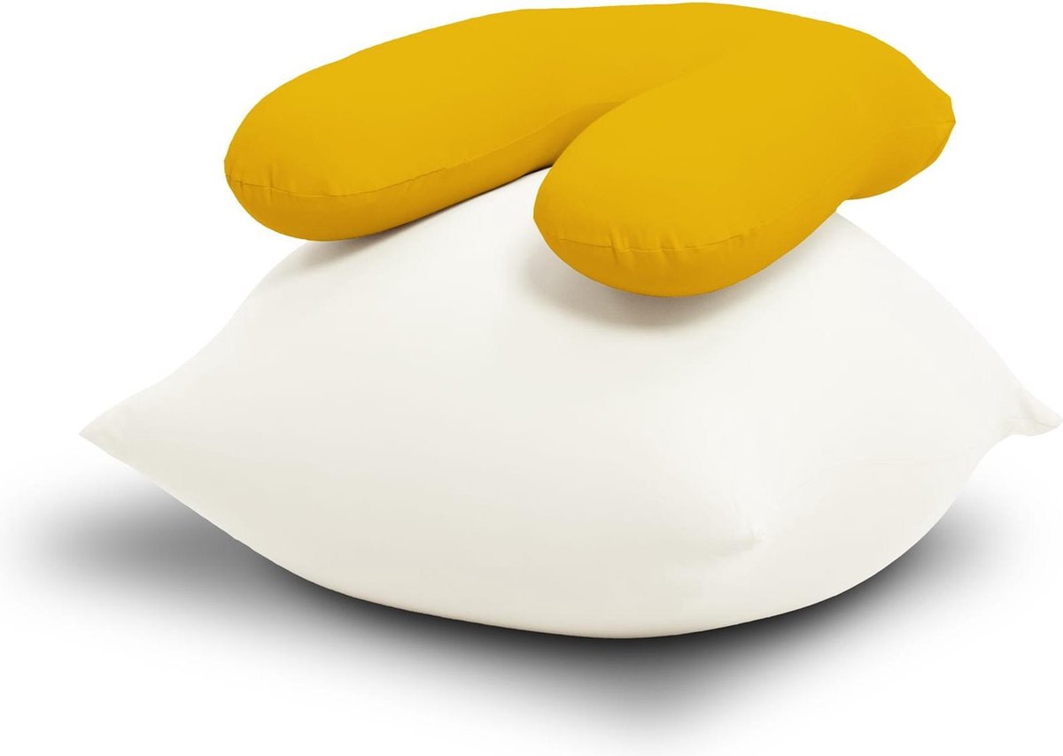 Terapy Uli armleuning zitzak - Donkergeel | 100cm x 80cm x 30cm