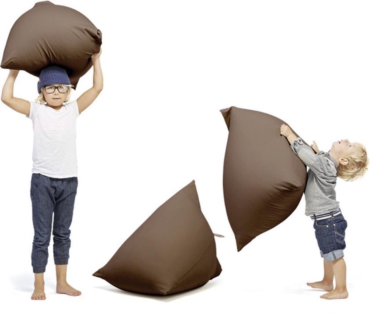 Terapy Sydney zitzak - Bruin | 60cm x 60cm x 60cm