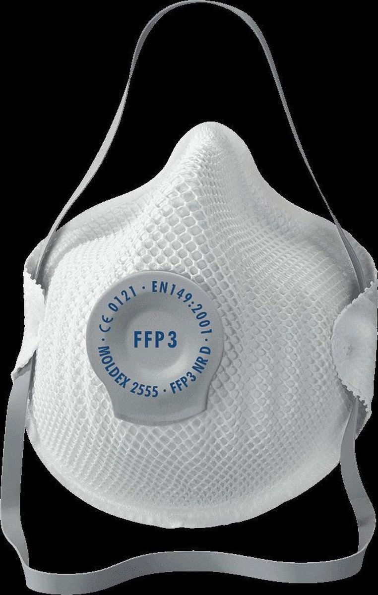 Moldex Stofmasker | FFP3 / V NR D | met uitademventiel | 20 stuks - 255501 - 255501