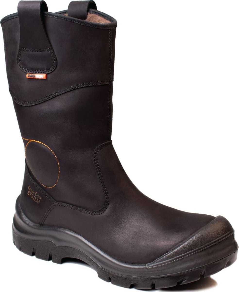 No Risk Werklaars Crowheart teddy Gevoerd XW Metaalvrij S3 | Zwart | Maat 43 - 00.071.030.43