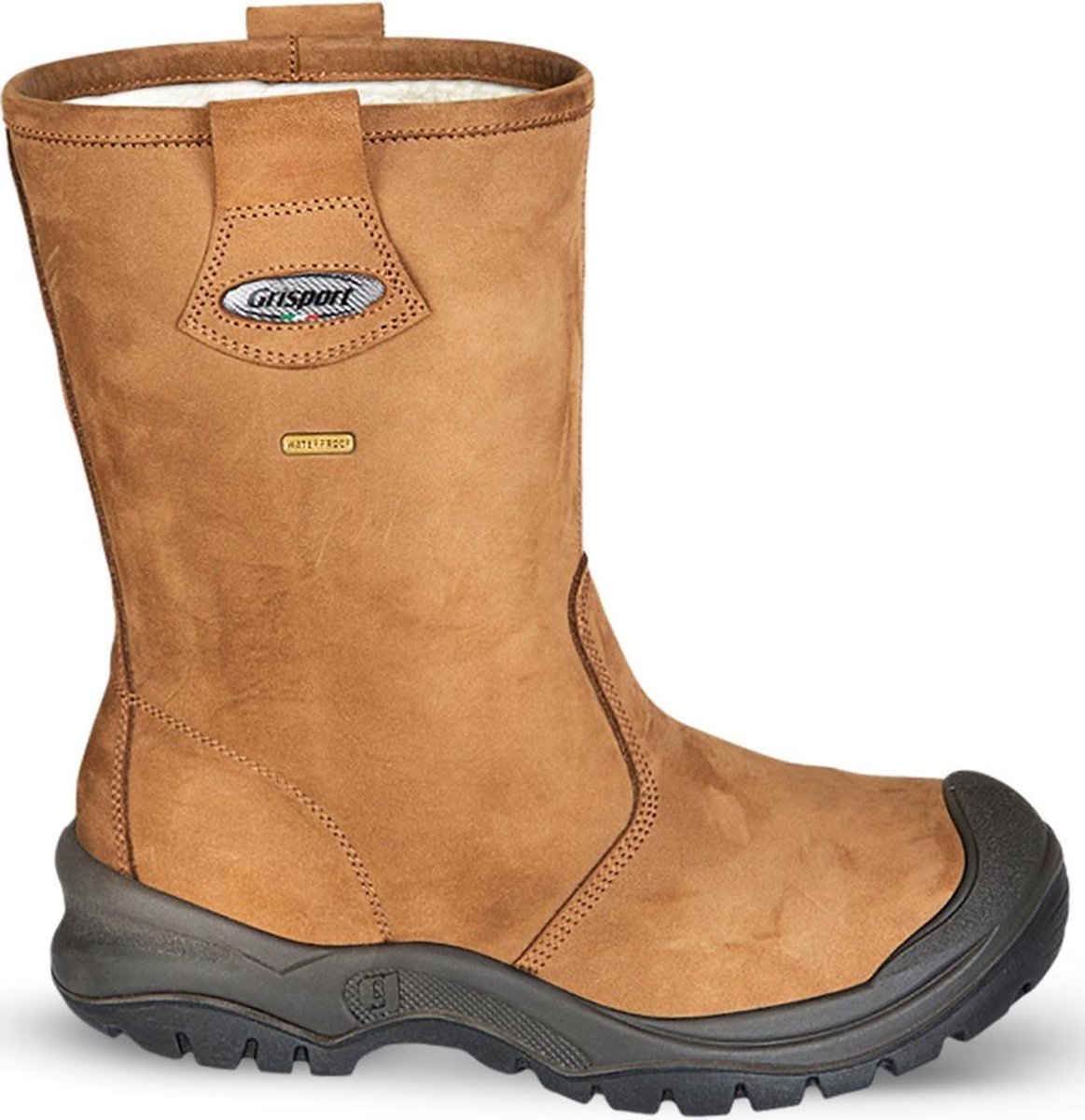 Grisport Safety Laars 72707C+L Wool S3 + KN Cognac - Maat 48 - 00.049.001.48
