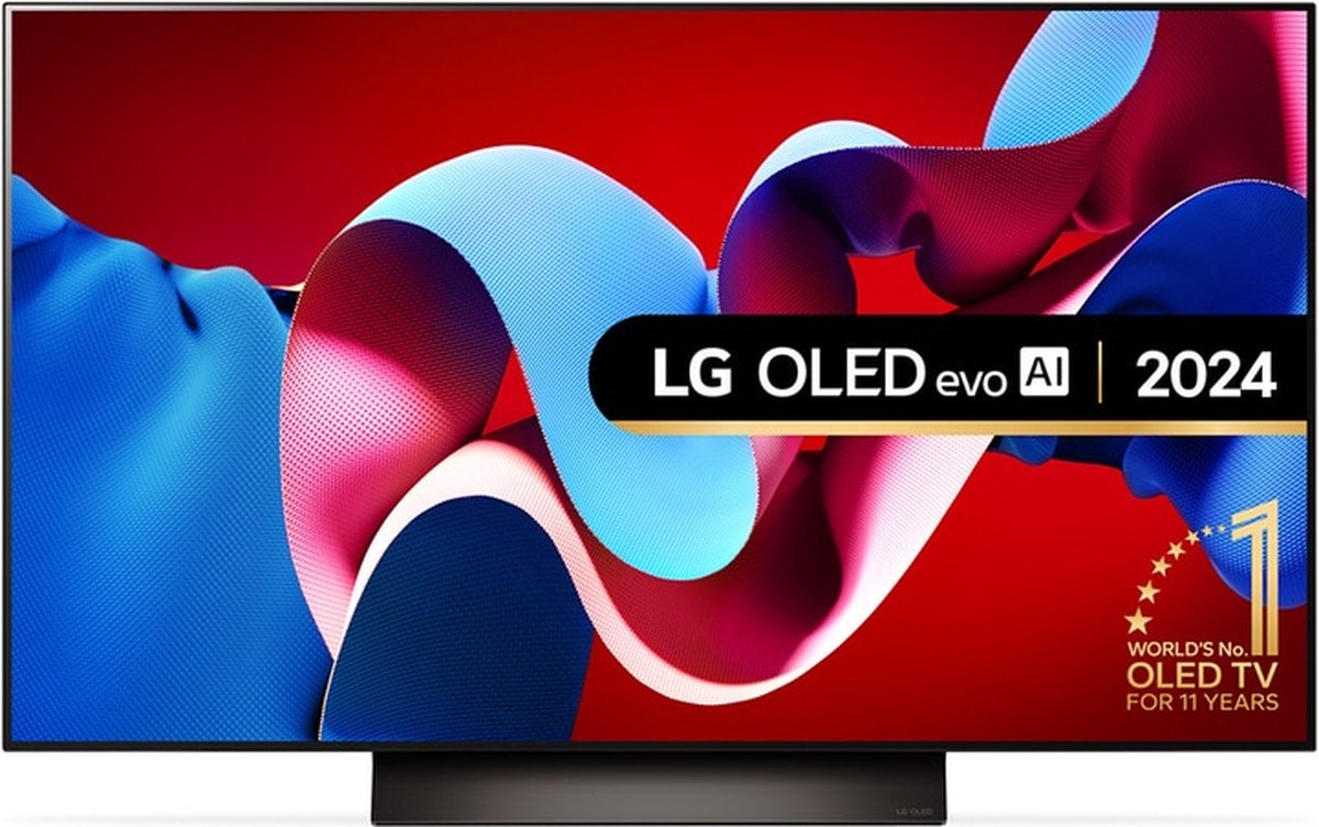 LG OLED evo C4 48 inch (buitenlands model, 4LA) Bruin