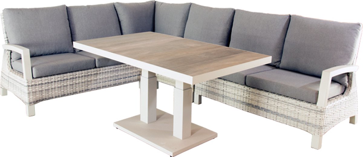Dining hoekset West Haven Frozen Grey - Oosterik home