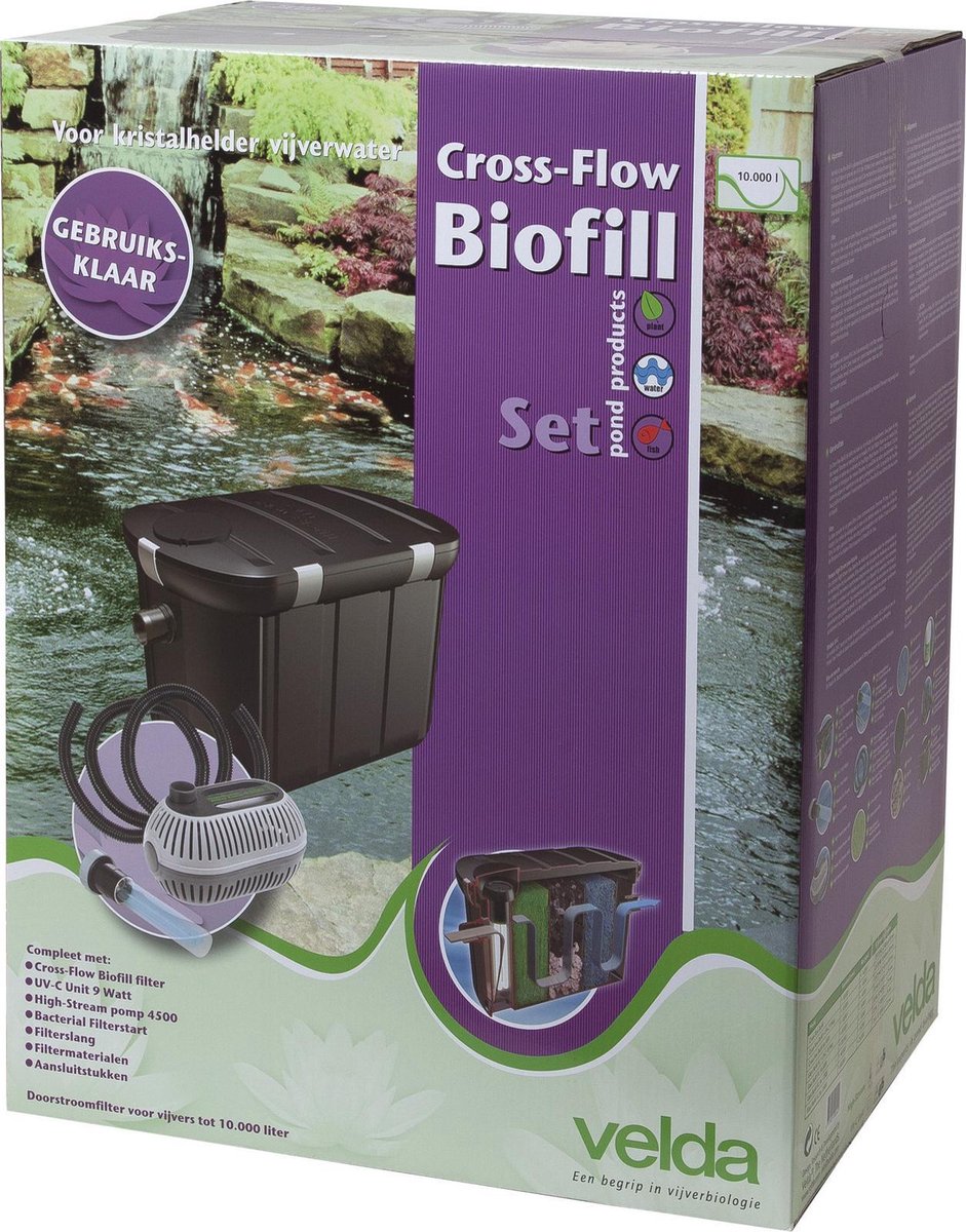 Cross-Flow Biofill Set vijveraccesoires - Velda