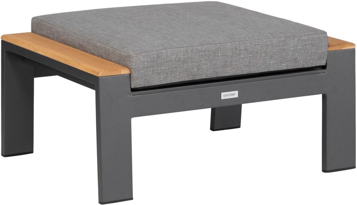 Valerie voetenbank antraciet - Exotan