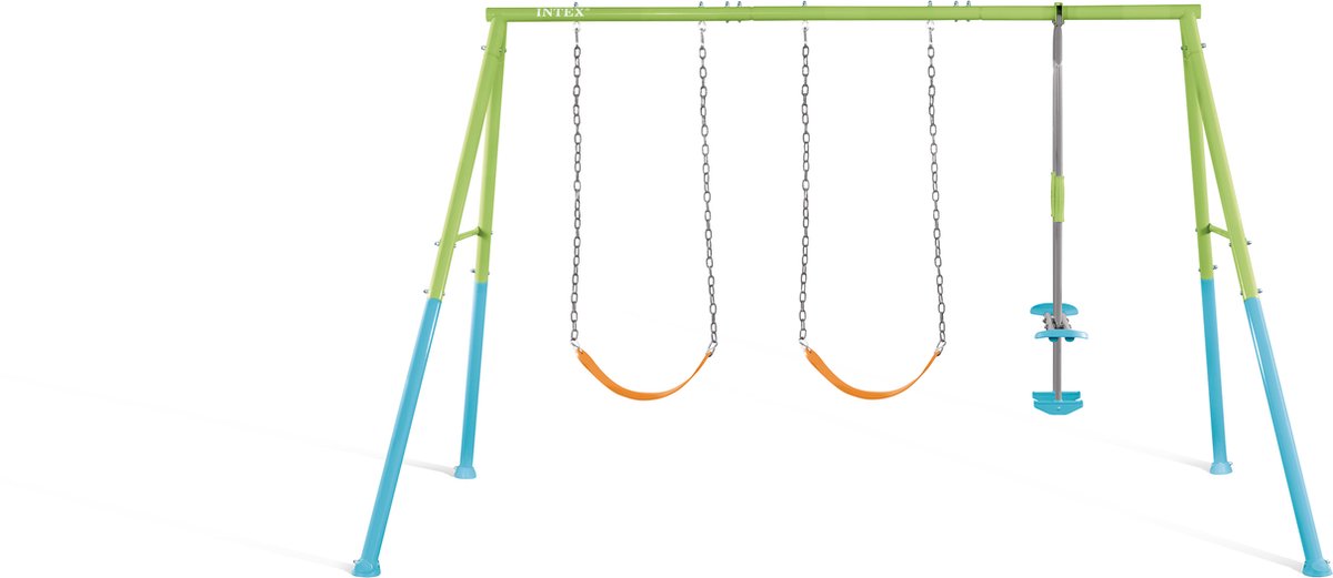 Schommelset three feature swing set - Intex