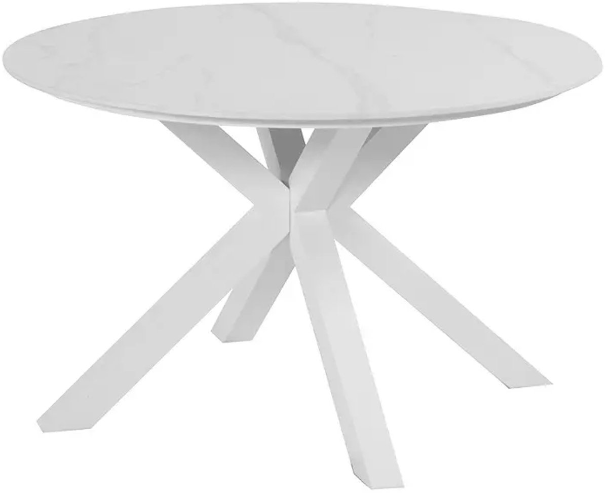 Xander Tuintafel Rond Wit - Hartman