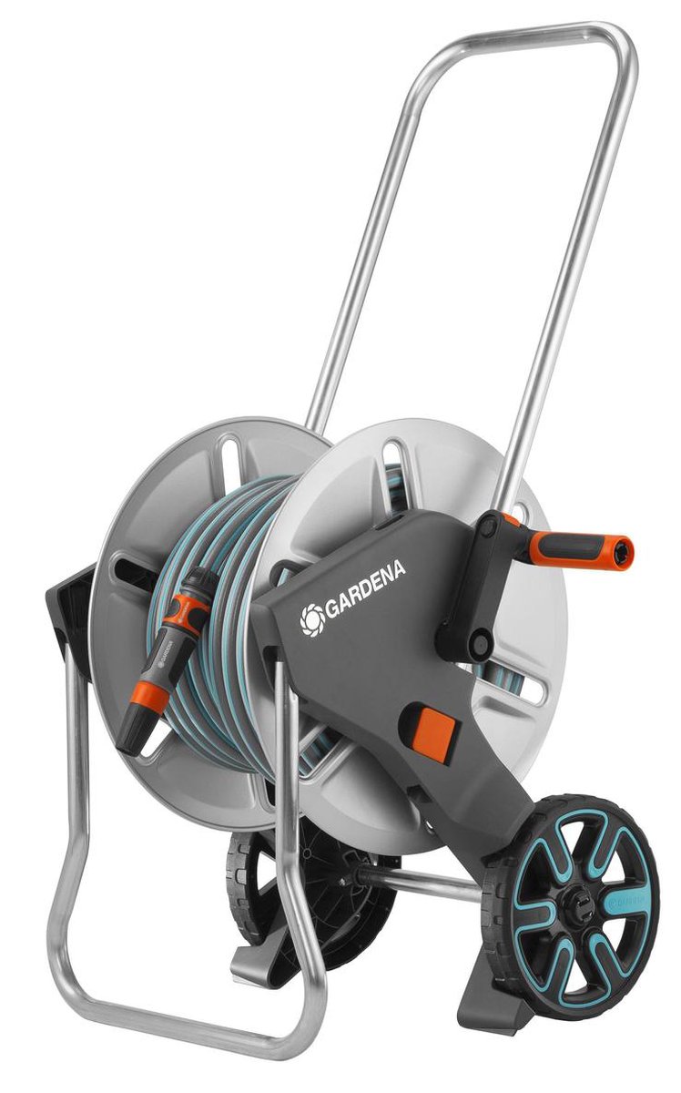 Slangenwagen metaal AquaRoll M set (20m) - Gardena