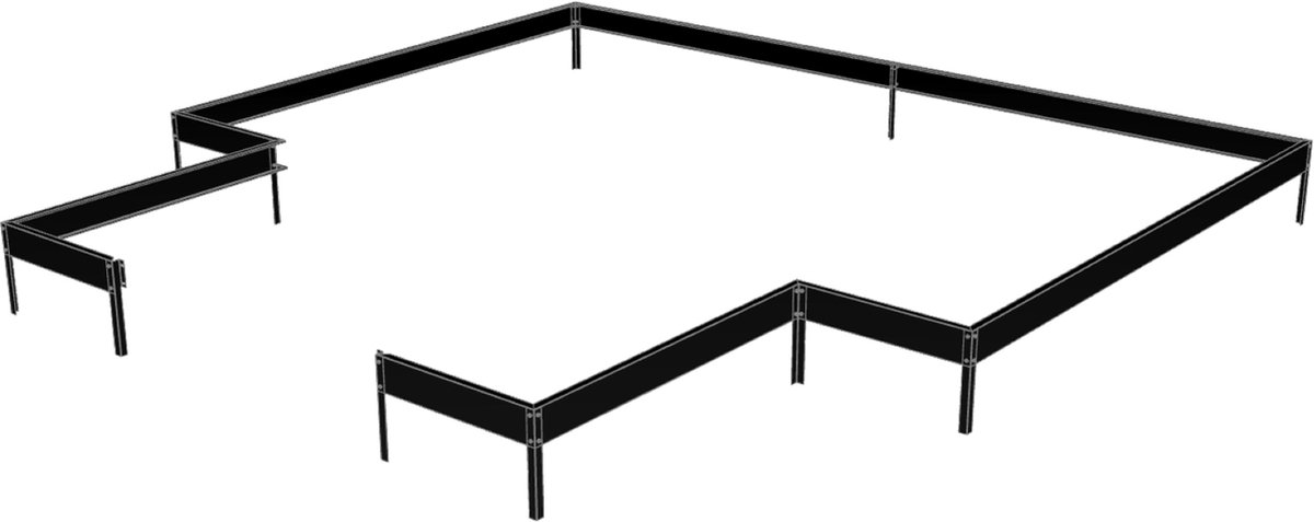 Fundering Garden Room 12,9 zwart Halls - Royal well