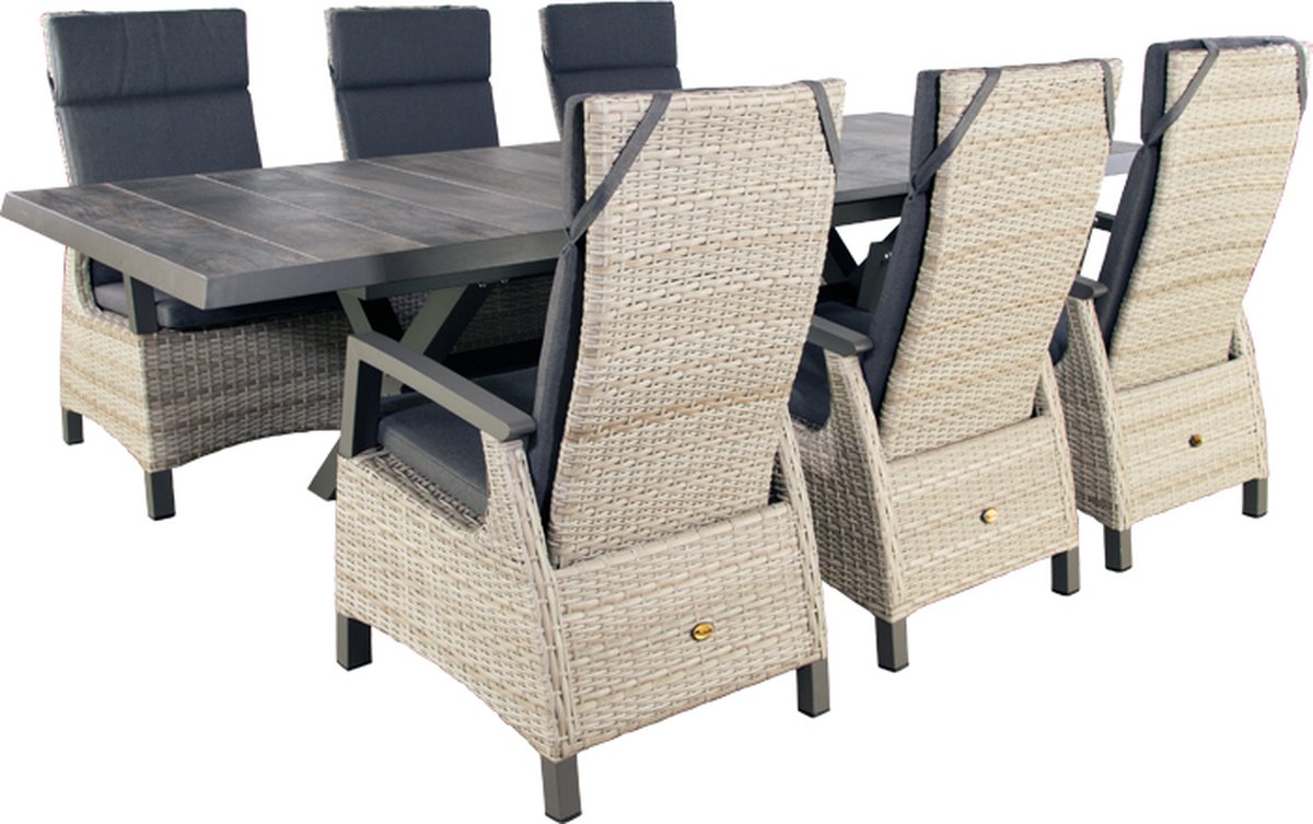 Dining set East Haven Sunrise Beige - Oosterik home