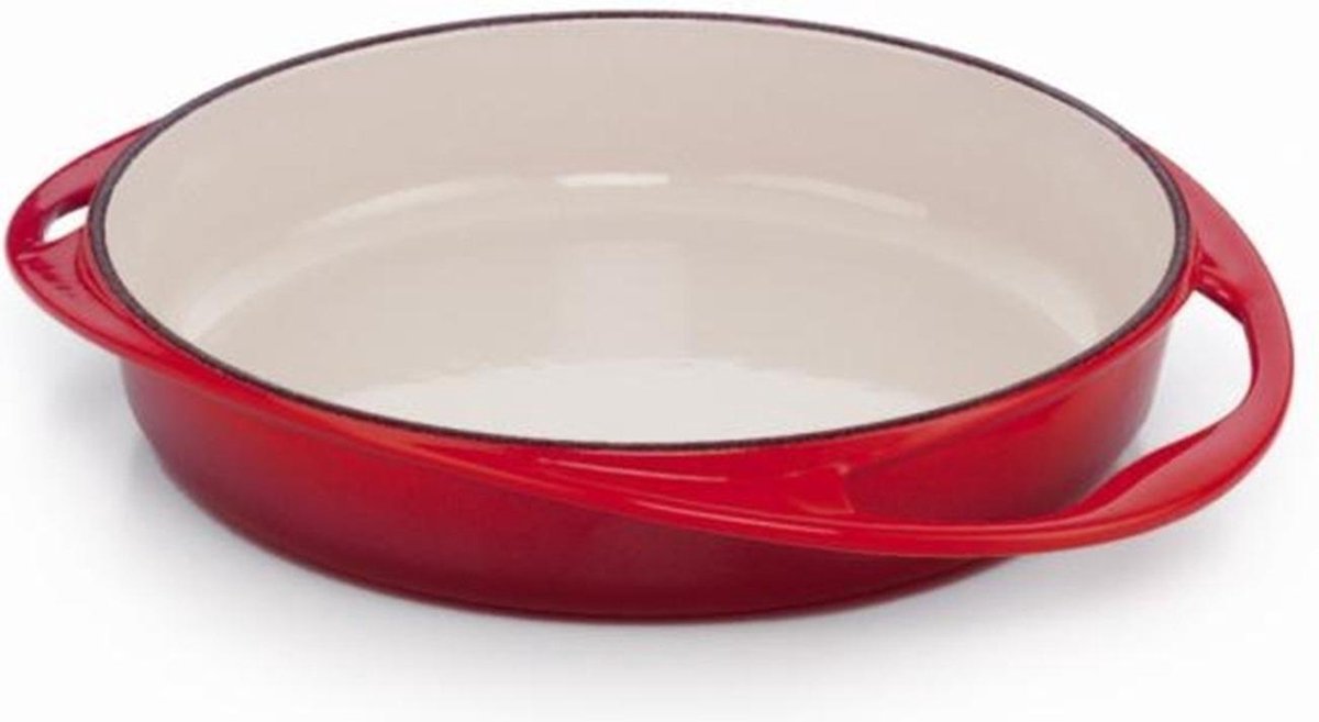 LE CREUSET - Gietijzer - Tatin-taartvorm 25cm Kersenrood