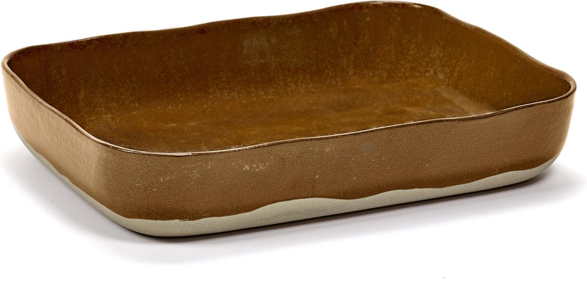 Serax La Nouvelle Table By Merci Ovenschaal Set Van 2 Ochre/Brown