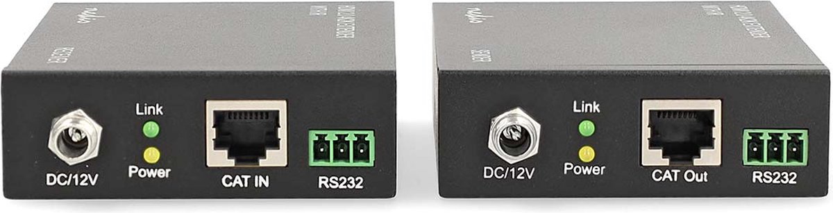 Nedis VREP3480AT Hdmi™-extender Over Cat6 Tot 60 M 4k@60hz 18 Gbps Metaal Antraciet