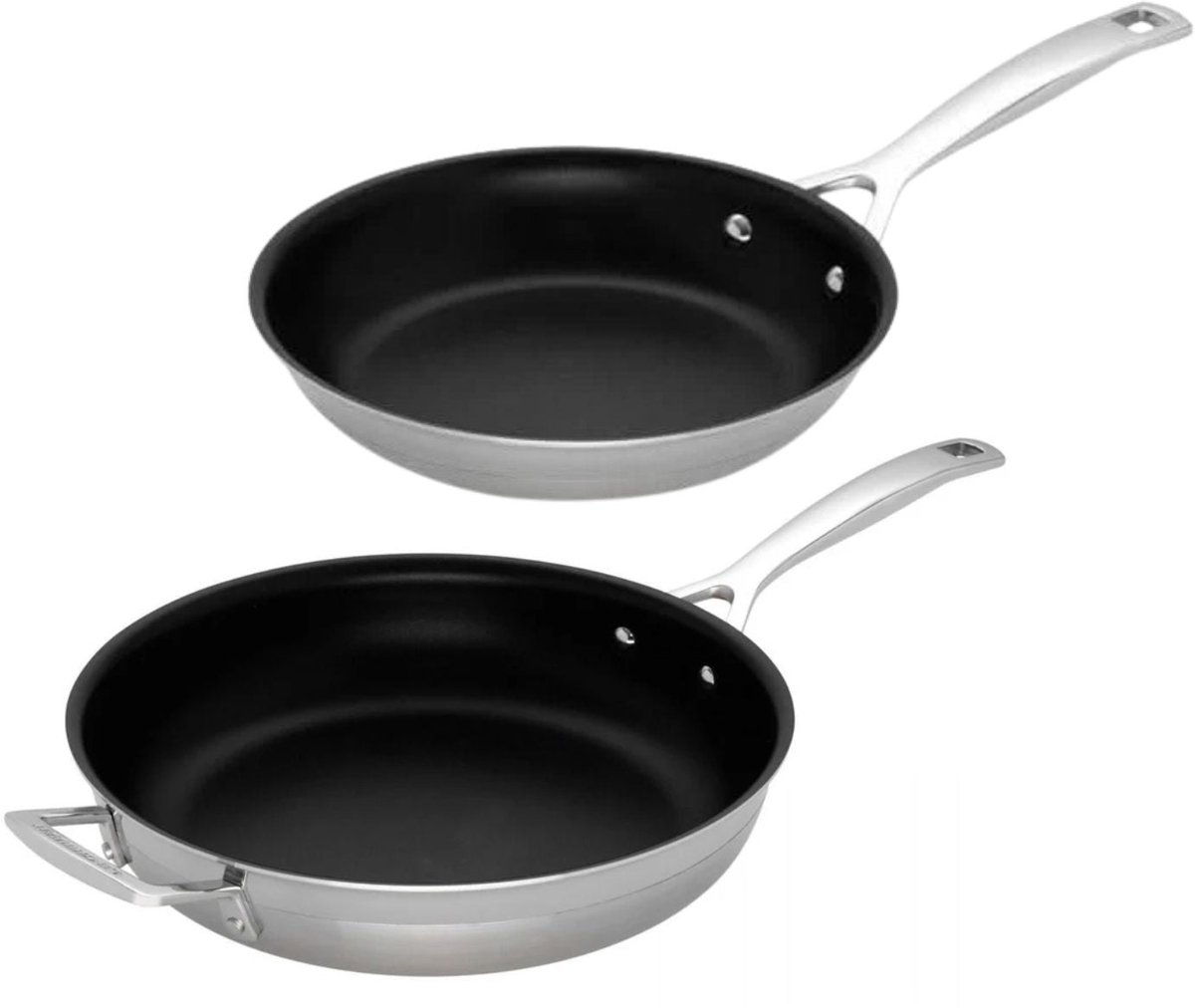 Le Creuset Koekenpannenset Magnetik - ø 24 en ø 28 cm - Standaard anti-aanbaklaag