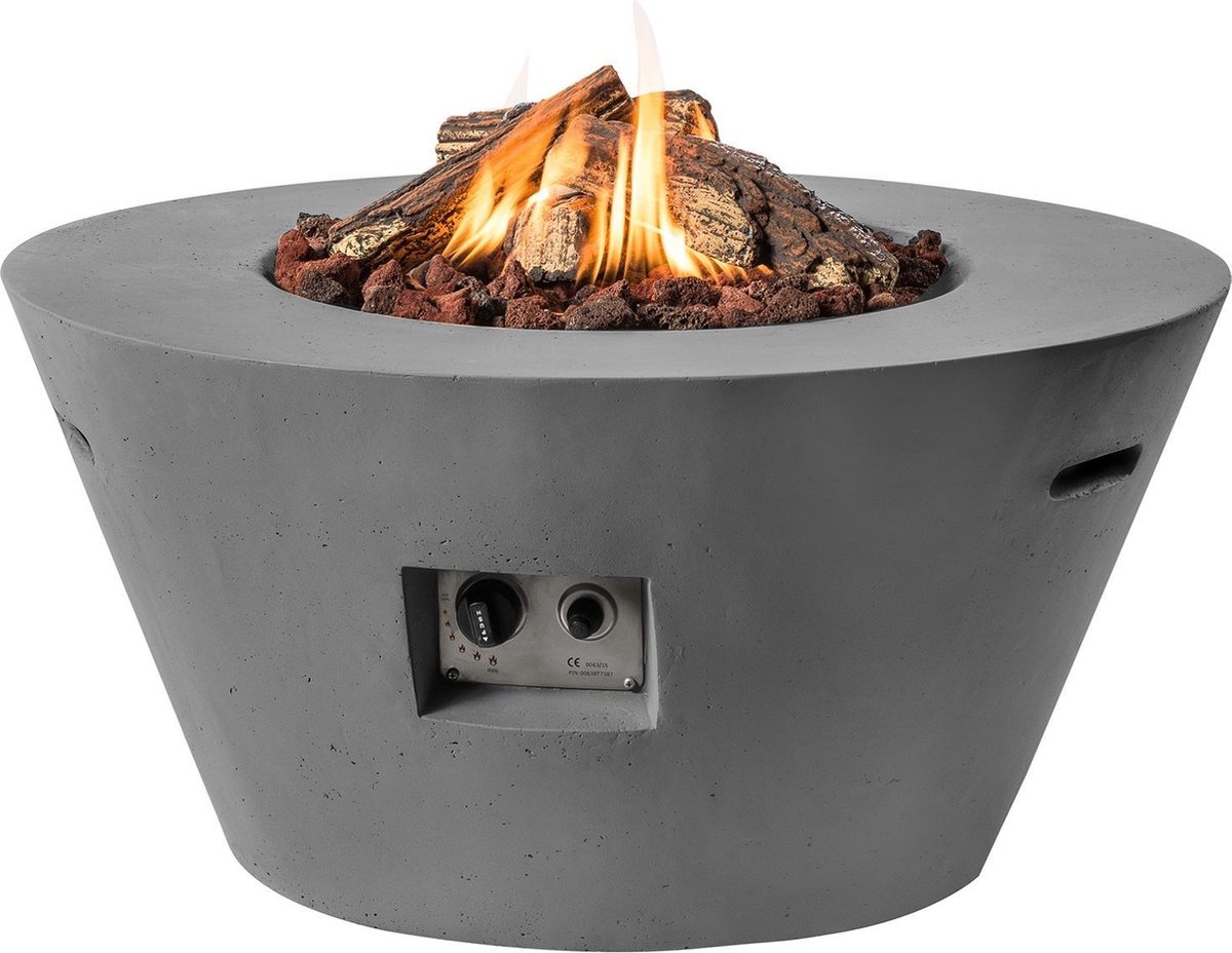 Happy Cocooning Vuurtafel Cone Antraciet