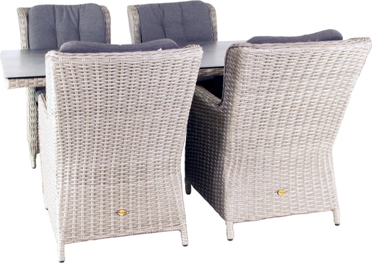 Diningset Santa Rosa Salty Grey - Oosterik home