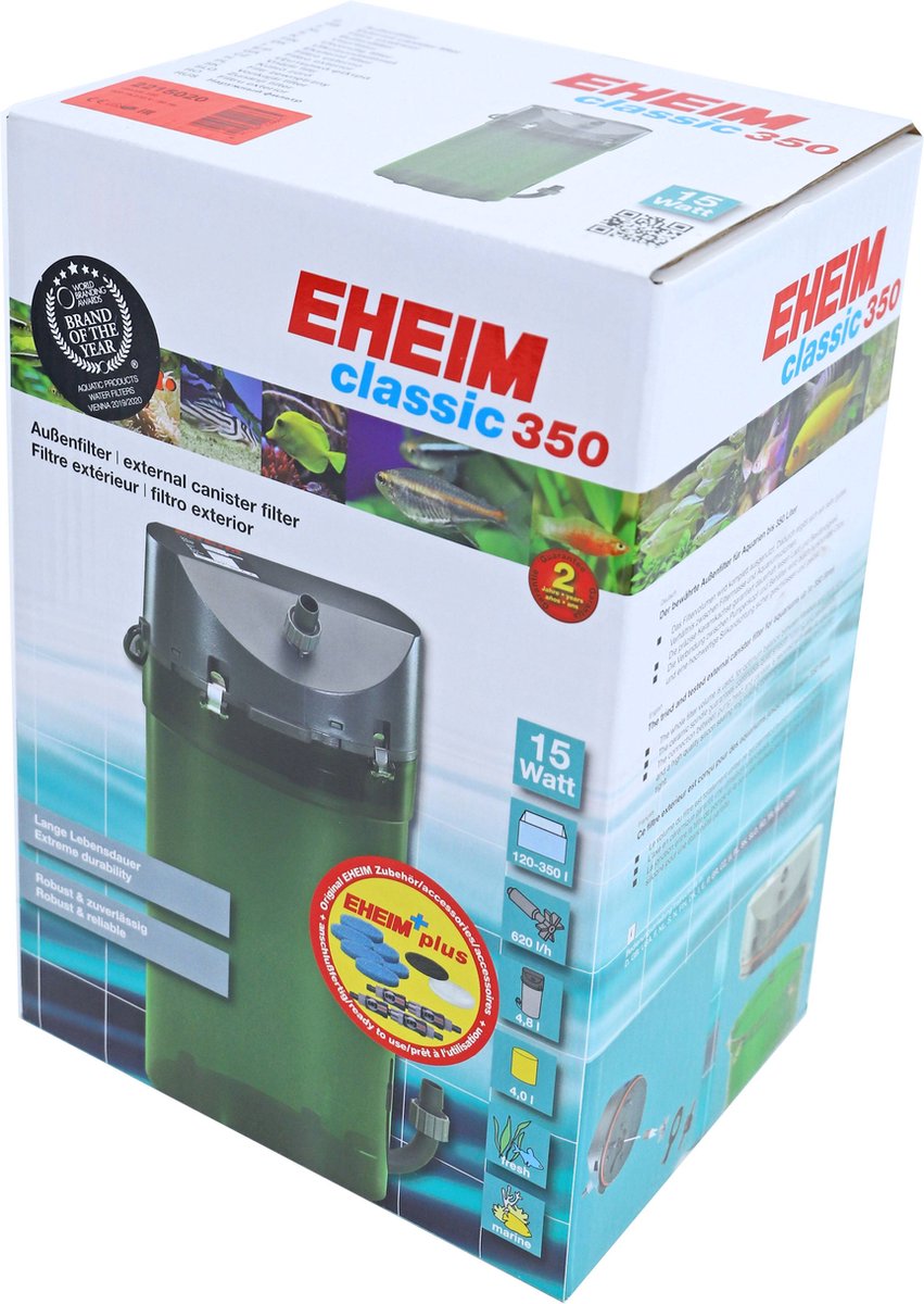 Eheim filter Classic 350 met filtermassa - Gebr de boon