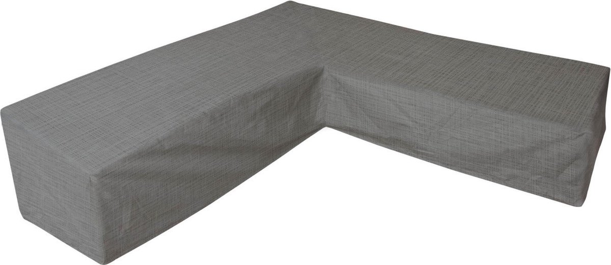 L-vormige loungesethoes Cantonic 220x220x100/70 cm grijs - Eurotrail