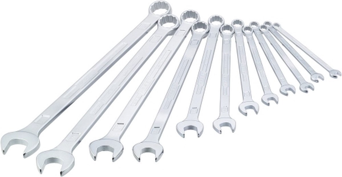 HAZET Ring-steeksleutel - extra lang - slanke uitvoering 600LG/12 - Buitentwaalfkant tractieprofiel - 12-delig - 10 - 32