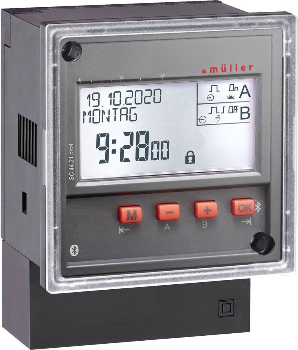 Müller SC 44.21 pro4 230V 50-60Hz DIN-rail schakelklok Digitaal 230 V 4000 W
