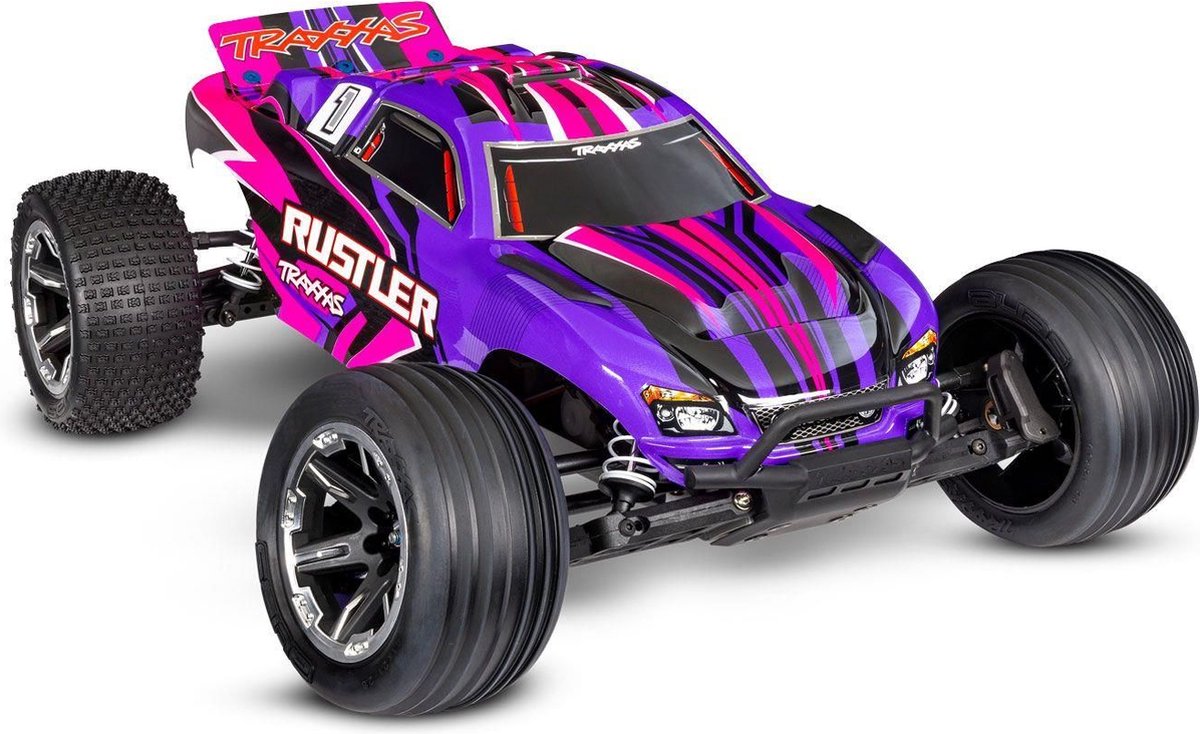 Traxxas Rustler XL-5 HD Electro Truggy RTR - Roze