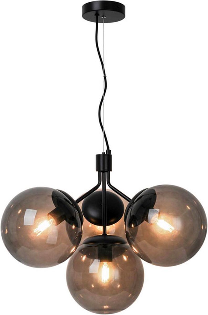 Nordlux Ivona - Hanglamp - 54,2 X 54,2 X 244 Cm - Zwart