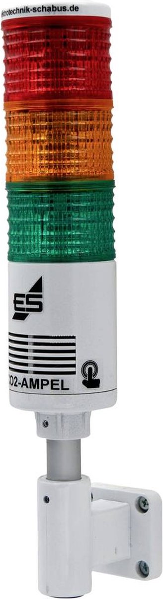 Schabus OFFICE Luchtkwaliteitssensor werkt op het lichtnet Detectie van Kooldioxide