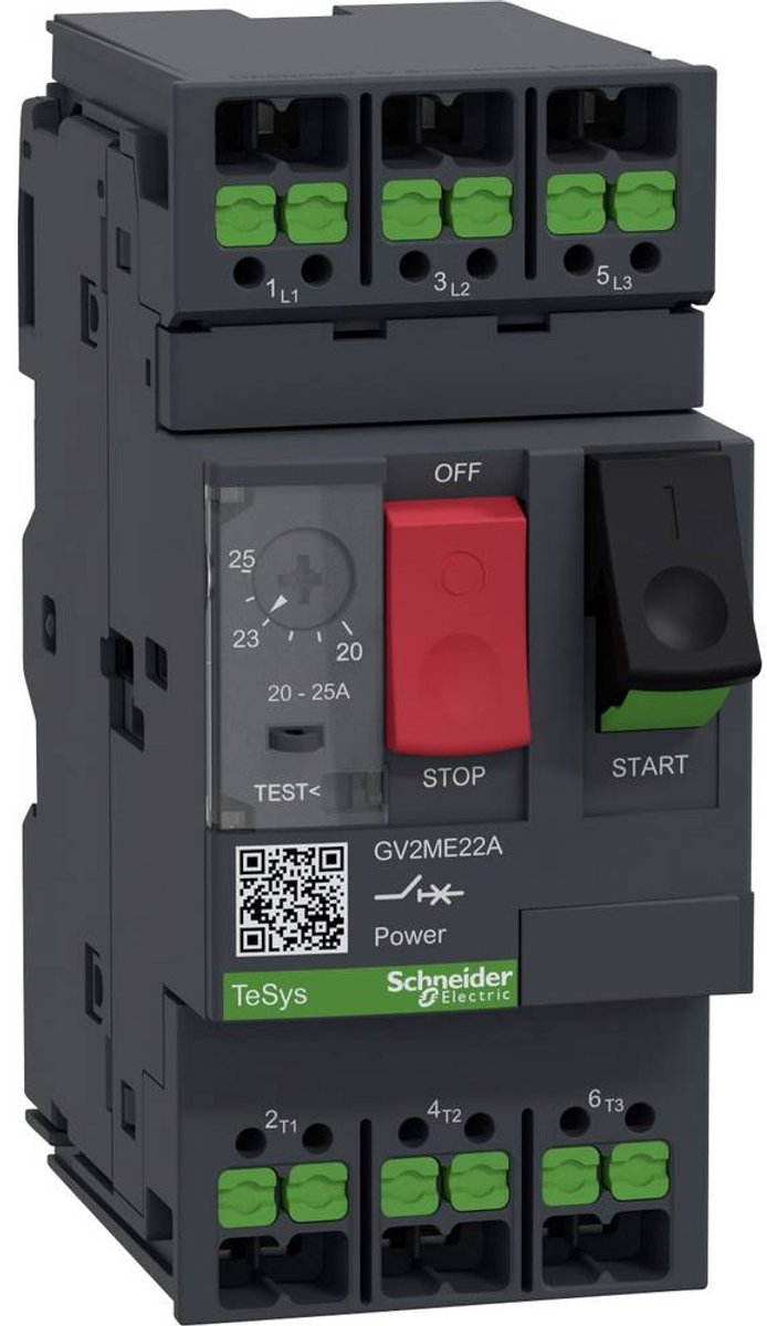 Schneider Electric GV2ME22A Motorbeveiligingsrelais 1 stuk(s)