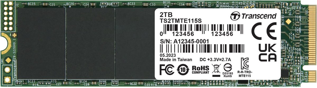 MTE115S 2 TB SSD