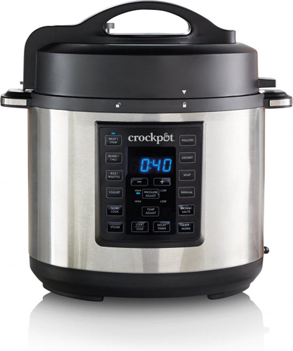 CrockPot Express Pot Pressure, Slow&Multi Cooker PLUS 5,6L (inclusief stoommand en tang) NIEUW