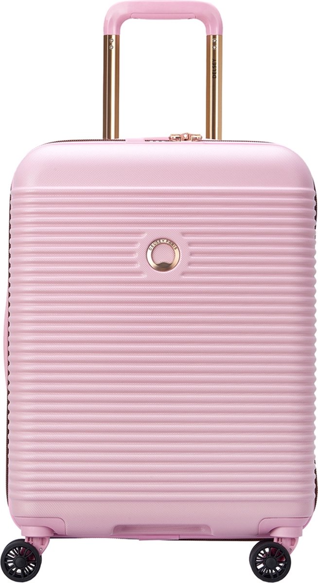 Delsey Freestyle Handbagage Koffer 55 cm - Roze