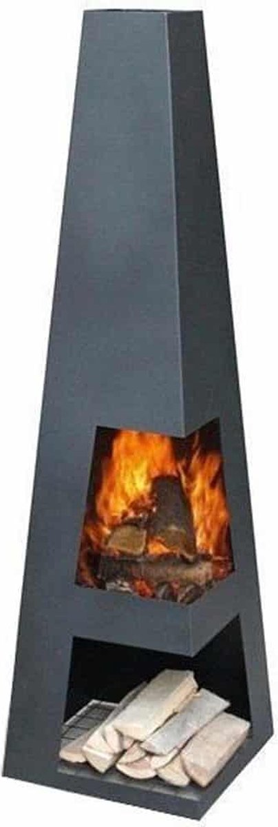 GardenMaxX Sanga XL Zwart Tuinhaard