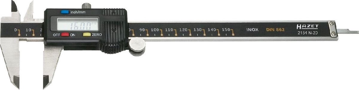 HAZET Schuifmaat · digitaal 2154N-20 · Lengte: 234 mm